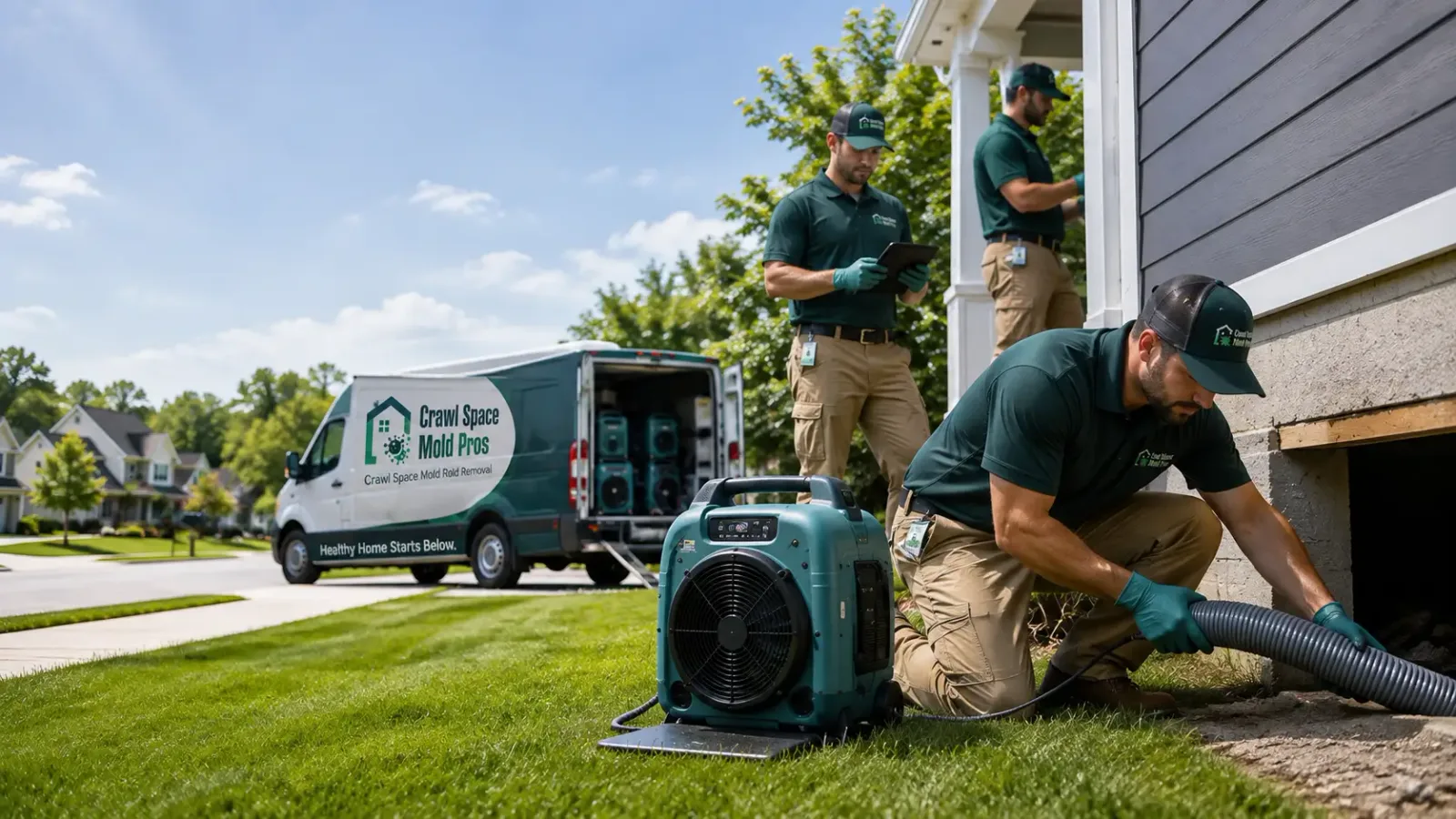 Crawl Space Mold Removal in Elkhorn City, KY